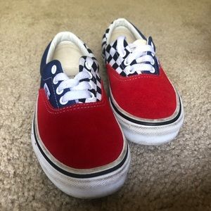 VANS Checkered Lace Up Skate Canvas